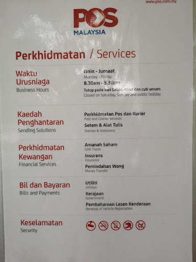 Post Malaysia Batu Berendam