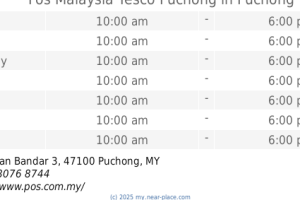 Pos Malaysia Tesco Puchong 5 Pos Malaysia Tesco Puchong