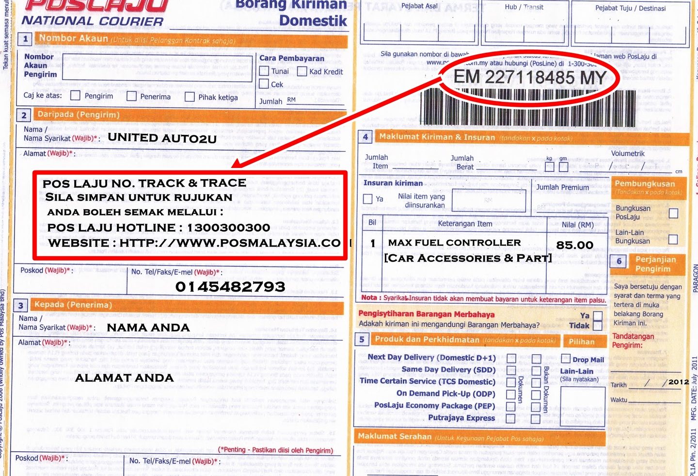 Poslaju di Sepang, Malaysia: Maklumat Penghantaran dan Cawangan 1 poslaju di sepang malaysia maklumat penghantaran dan cawangan